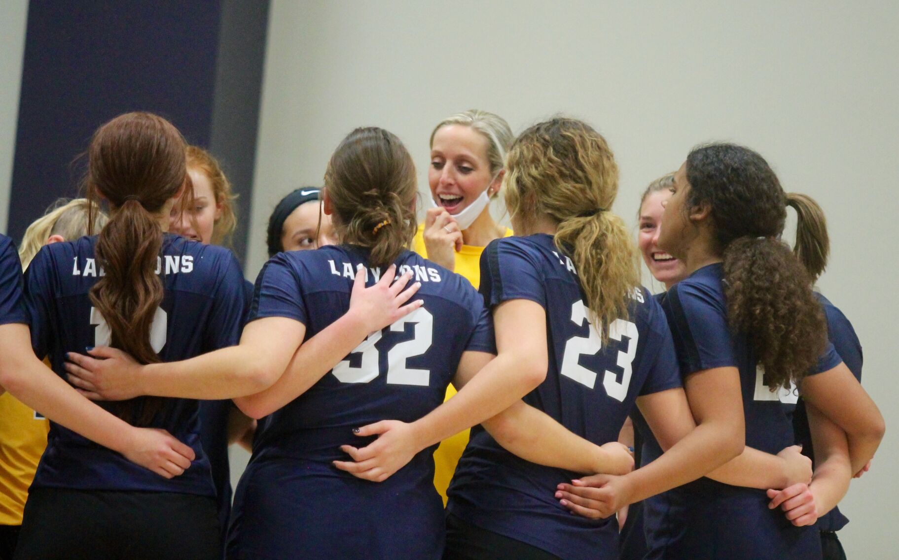 team hug